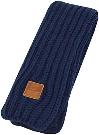 AiSi Kids Solid Color Soft Warm Knitted Scarf