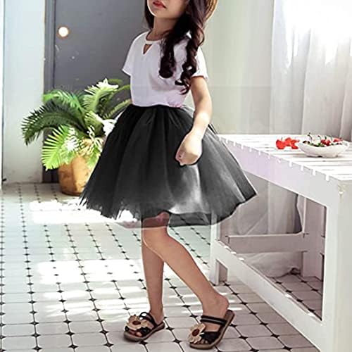 AISOO Girls Tutu Skirts Toddler Kids Princess Dress 3 Layered Ruffle Tiered Ballet Dance Performance Tulle Costumes For Christmas Halloween New Year Birthday Theme Party Holiday Wedding Daily Wear