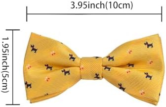 Alizeal Boys Pre-tied Bow Tie Polka Dot Stripe Novelty Pattern Birthday Party School Kids Bow Tie