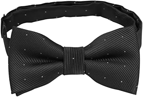 Alizeal Boys Pre-tied Bow Tie Solid Color Fancy Plain Adjustable Party Birthday Kids Bow Tie