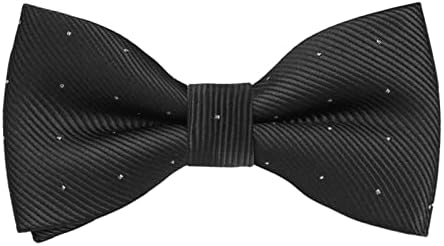 Alizeal Boys Pre-tied Bow Tie Solid Color Fancy Plain Adjustable Party Birthday Kids Bow Tie