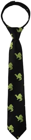 Alizeal Boys Zipper Novelty Tie Pre-tied Skinny Kids Children School Prom Party Necktie
