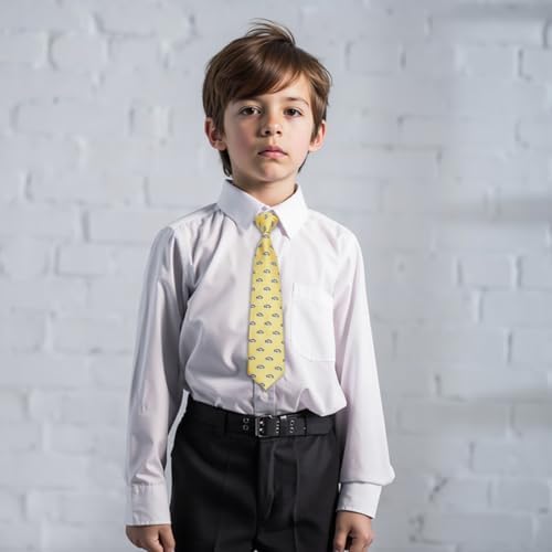 Alizeal Toddler 11inch Novelty Pre-Tied Necktie Elastic Adjustable Cute Animal Pattern For School Party Birthday Tie