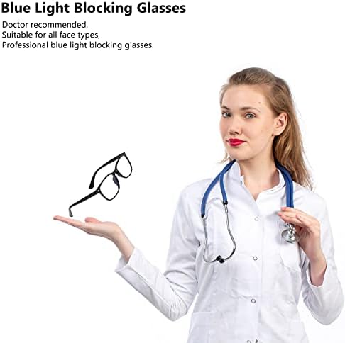 ALLY-MAGIC Blue Light Blocking Glasses Clear Lens Glasses Anti Blue Ray Eyeglasses Unisex For Women Girl And Men Y2-FKYJ