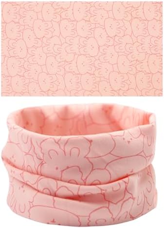 ALLY-MAGIC Kids Neck Warmer Cotton Warm Neck Scarves Cartoon Winter Windproof Necks Gaiter Thermal Multifunctional Loop Neckerchief for Toddler Boys Girls Y7ETYHWB
