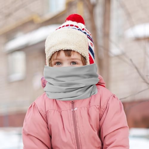ALLY-MAGIC Winter Kids Neck Warmer Cotton Windproof Neck Gaiter Face Covering Mask Scarf Multifunctional Headwear For Boys And Girls Outdoor Sports Y9CSBNBT
