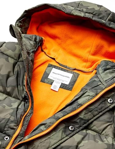 Amazon Essentials Babies Toddlers And Boys' Heavyweight Hooded Puffer Jacket