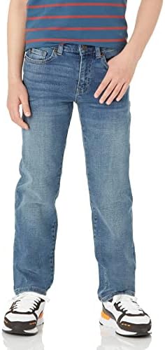 Amazon Essentials Boys' Regular Straight-Fit Jeans