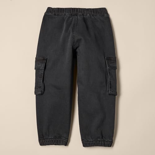 Amazon Essentials Boys' Stretch Denim Cargo Jeans