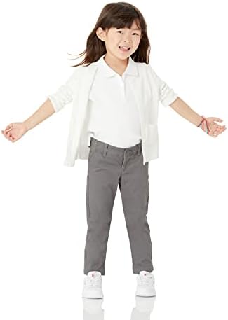 Amazon Essentials Girls And Toddlers' Uniform Slim Fit Crewneck Cardigan Jumper