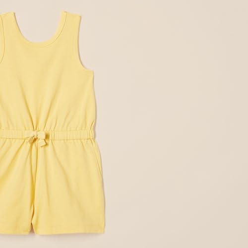 Amazon Essentials Girls' Sleeveless Knit Romper Pack Of 2