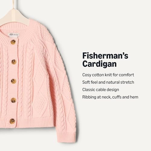 Amazon Essentials X Sofia Grainge Unisex Toddlers And Babies' Fisherman Cardigan Sweater