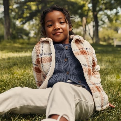 Amazon Essentials X Sofia Grainge Unisex Toddlers And Babies' Fisherman Cardigan Sweater