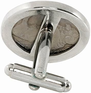 American Coin Treasures Buffalo Nickel Bezel Cuff Links