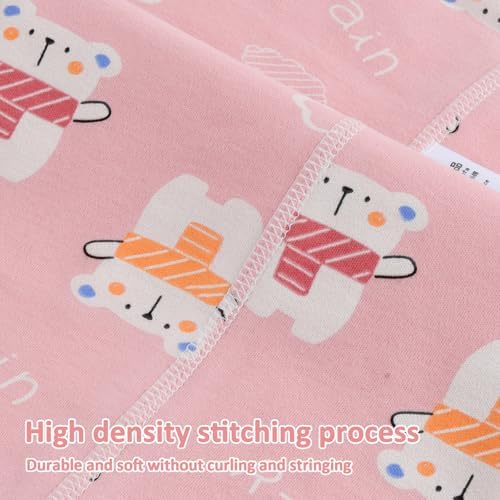 Amexo 4 PCS Kids Cotton Scarf Warm Windproof Baby Scarf Versatile Stretchy Children's Neck Scarf With Cute Pattern For Winter Spring And Autumn