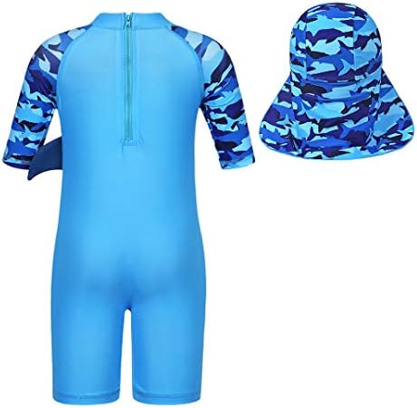 AmzBarley Boys Swimming Costume One Piece UPF 50+ Sun Protection Swimsuit Kids Child Rash Guard Swimwear