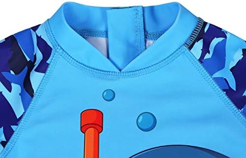AmzBarley Boys Swimming Costume One Piece UPF 50+ Sun Protection Swimsuit Kids Child Rash Guard Swimwear