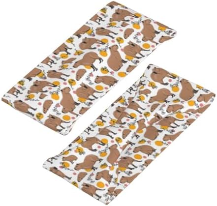 Animal Capybaras Pattern Headbands Sports Sweatband Athletic Exercise Bands Turban Hair Head For Men Women Yoga Fitness