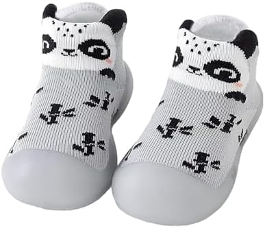 Anti Slip Baby Toddler Socks Shoes Cartoon Baby First Walking Shoes with Soft Sole for Girl Boy 0-24 Months Indoor