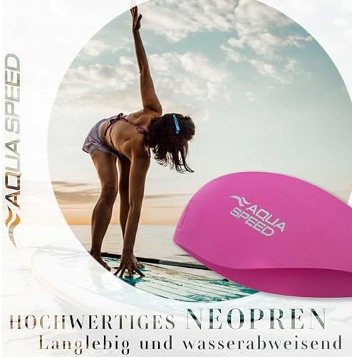 Aqua Speed EARBAND JR Neoprene Headband For Children Swimming 50 Cm Circumference Swimming Headband Length Adjustable Velcro Hairband