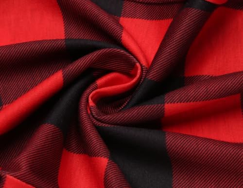 Arshiner Boy's Pyjama Bottoms Plaid Long Kids Sleeping Pants Elastic Waistband Leisure Bottoms With Pockets Pyjamas Pants For Boys And Girls 5-15 Years