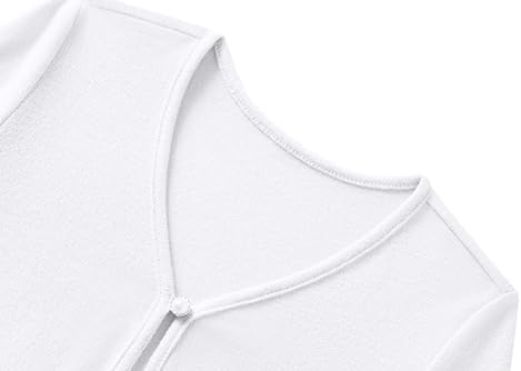Arshiner Girls Open Front Shrug Cardigan Kids Children Knit Long Sleeve Bolero With Button Closure