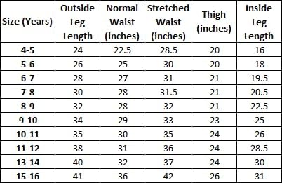 ASD Accessories Sturdy Fit Plus Size Boys School Trousers Ages 5-16 - Half-Elastic Waist Zip & Clip Teflon Water Resistance Belt Loops. See Size Chart