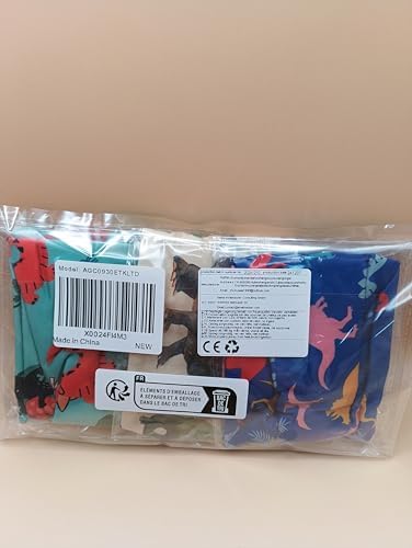 AstraGlam 3 Pack Head-band For Kids Elastic Sports Sweatband Hairband For Boys And Girls Dinosaur Design Headband For Sports And Daily Use Head-band For Children