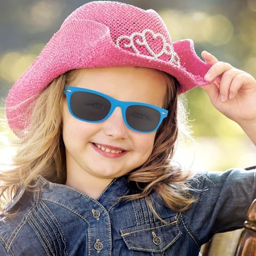 Auliuse Kids Sunglasses TPEE Flexible Frame Kids Polarized Sunglasses Baby Sunglasses For Boys Girls Children Toddler Sunglasses UV400 Protection Polarized Sunglasses For Kids Beach School Party