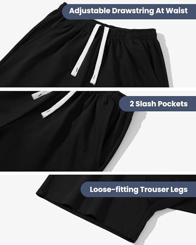 Auranso Boys Shorts Kids PE Sports Jogger Shorts Summer Shorts Adjustable Waist Jersey Shorts With Pockets