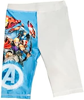 AVENGERS Boys Swim Set 2 Piece Set Comprising Short Sleeve Top And Swimming Shorts Grey Age 4-10 Years