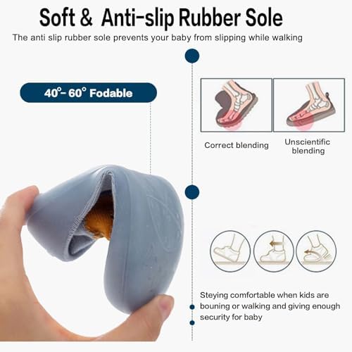 Baby Girls Boys First Walking Shoes Anti Slip Slippers Socks Barefoot Shoes Toddler Infant Non Slip Sole Shoes Breathable