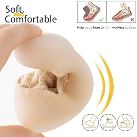 Baby Girls Boys First Walking Shoes Anti Slip Slippers Socks Barefoot Shoes Toddler Infant Non Slip Sole Shoes Breathable