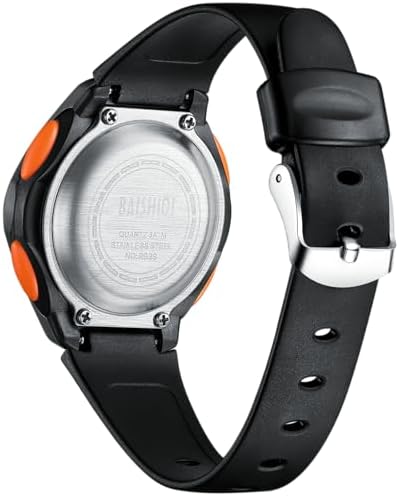 BAISHIOI Kids Watch Digital For Girls Boys Teenagers Sport Outdoor Waterproof Analog Watch For Children With Silicone Band Stopwatch With EL Backlight/Timer/Alarm/Date
