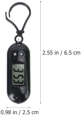Balacoo 6pcs Keychain Pocket Watches Digital Clip On Watches Keychain Electronic Watches Small Pocket Watches Keyring For Kids Student Outdoor Birthday Gift For Children Kids Students H212G1256AFB