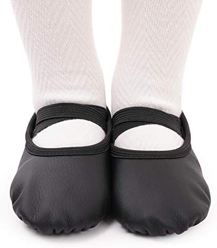 Ballet Shoes For Girls Leather Ballet Dance Slipper Full Leather Sole Ballet Flats For Kids Toddler Child Women Adults