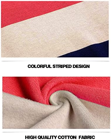 BASADINA Boys Jumpers Kids Knitwear Christmas Sweatshirt Striped Sweater Long Sleeve Pullover Kids Warm Clothes For Autumn And Winter 4-14 Years