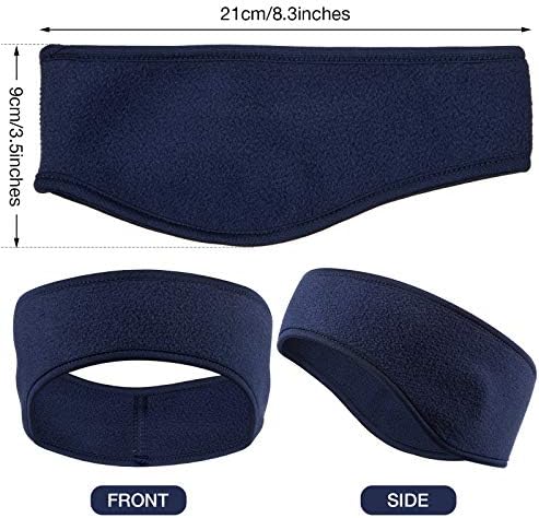 BBTO 4 Pcs Kids Ear Muffs Winter Ear Warmer Fleece Headband For Boys Child Outside Sporting Running