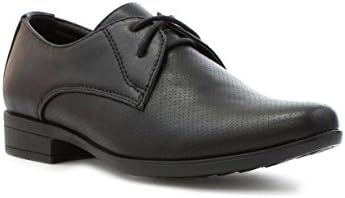 Beckett Ron Boys Formal Lace Up Shoe In Black