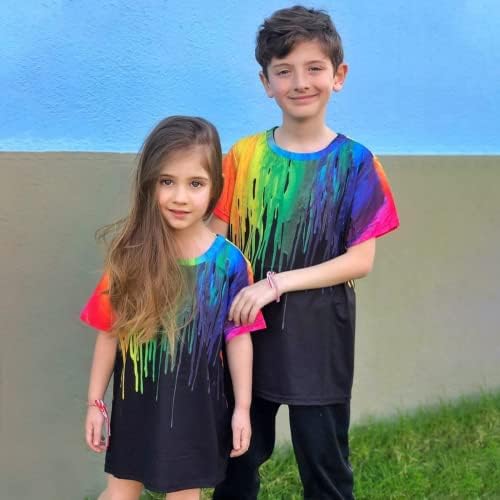 Belovecol Boys Girls 3D T-Shirt Cool Crewneck Short Sleeve Graphic T Shirt Summer Tee Shirts For Kids Teens 6-13 Years