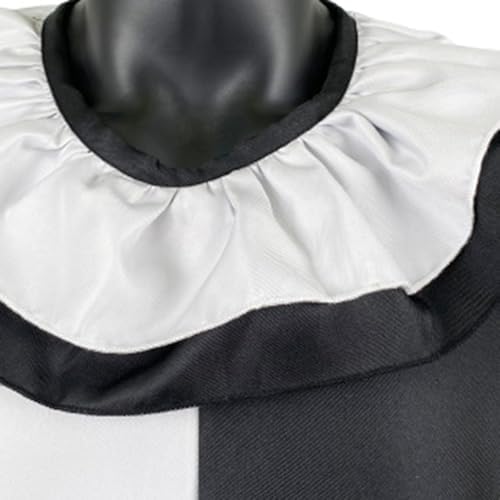 Berimaterry Kids Terrifier Costume Halloween Art The Clown Costume Scary Terrifier Black White Jumpsuit Outfits Cosplay Party