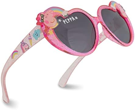 Betaview Official Licensed Peppa Pig Sunglasses Pink Children's Sunglasses for Girls Kids Sunglasses with 100% UV Protection One Size Girl's Sunglasses for Kids Age 3+