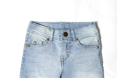 Bienzoe Girls Denim Jean Shorts: Kids Stretch Low Waist Casual Summer Bermuda
