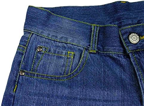 Bienzoe Girls Denim Shorts For Casual: Kid Stretch Low Waist Cotton Jean Bermuda