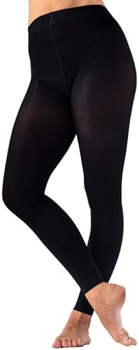 Black Footless Dance Tights in 70 Denier High Performance Fabric Black Opaque Footless Tights for Girls & Women