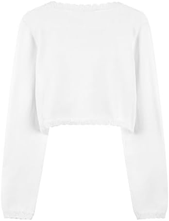 BlackButterfly Girls Long Sleeve Knitted Childrens Kids Bolero Shrug