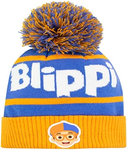 Blippi Kids Winter Hat And Gloves Set Blue One Size