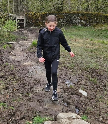 Blu Apparel Kids Waterproof Jacket Childrens Rain Coat Ideal For School Coat Walking Windproof Jacket Childrens Rain Jacket