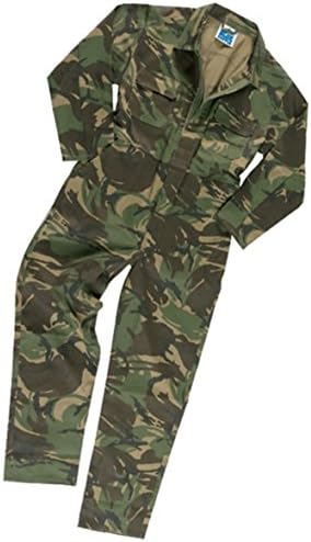 Blue Castle Kids Boys Green Army Camo Overalls