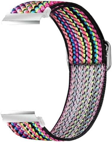 Blueshaweu Adjustable Fabric Straps (22 Mm) For Biggerfive Children's Smartwatch - Super Soft Stretchy With High Elasticity - Compatible With Biggerfive Brave And Brave2 Smartwatch